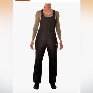 Black Arctic Cat Snow Bib Overalls